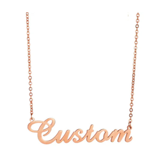 Luxe Stainless Steel Customizable Name Necklace