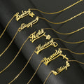 Luxe Stainless Steel Customizable Name Necklace