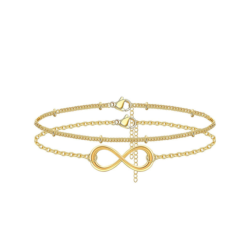 Luxe 14K Gold Filled Layered Bracelet Set