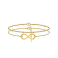 Luxe 14K Gold Filled Layered Bracelet Set