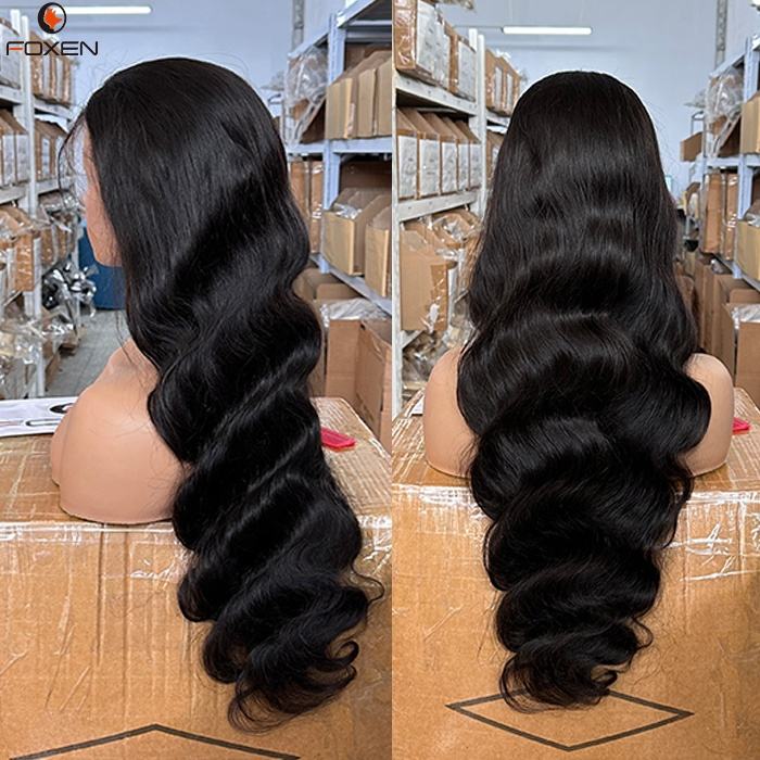 Luxe Human Hair Body Wave HD Glueless Lace Front Wig