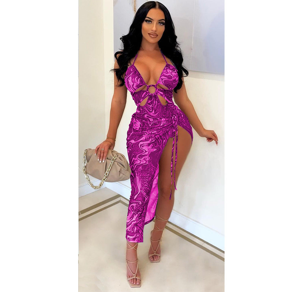 Luxe Lace Beachwear Two-piece Set