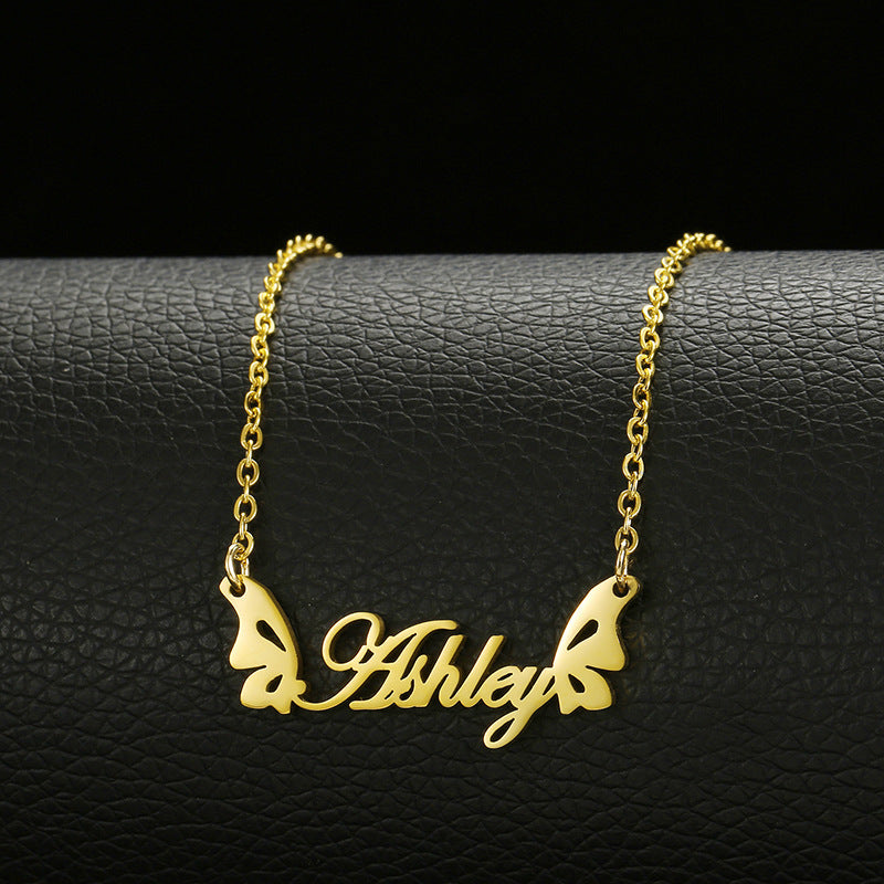 Luxe Stainless Steel Customizable Name Necklace