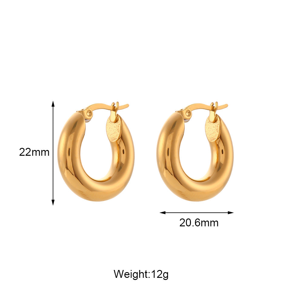 Luxe Gold  Elegant Ear Rings
