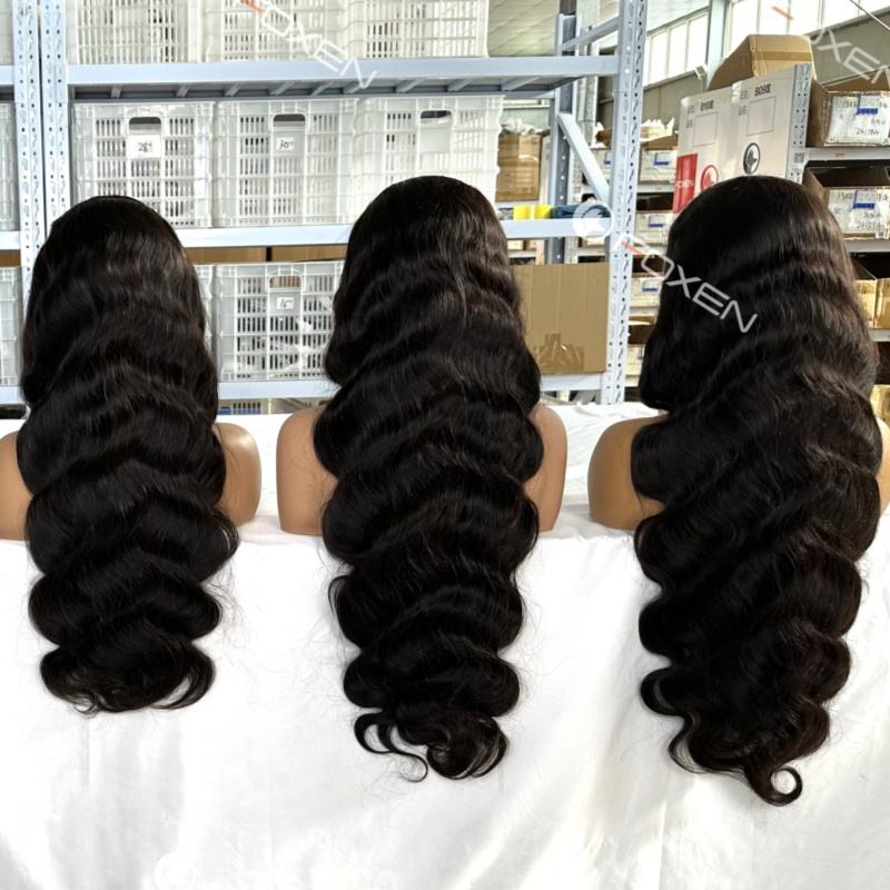 Luxe Human Hair Body Wave HD Glueless Lace Front Wig