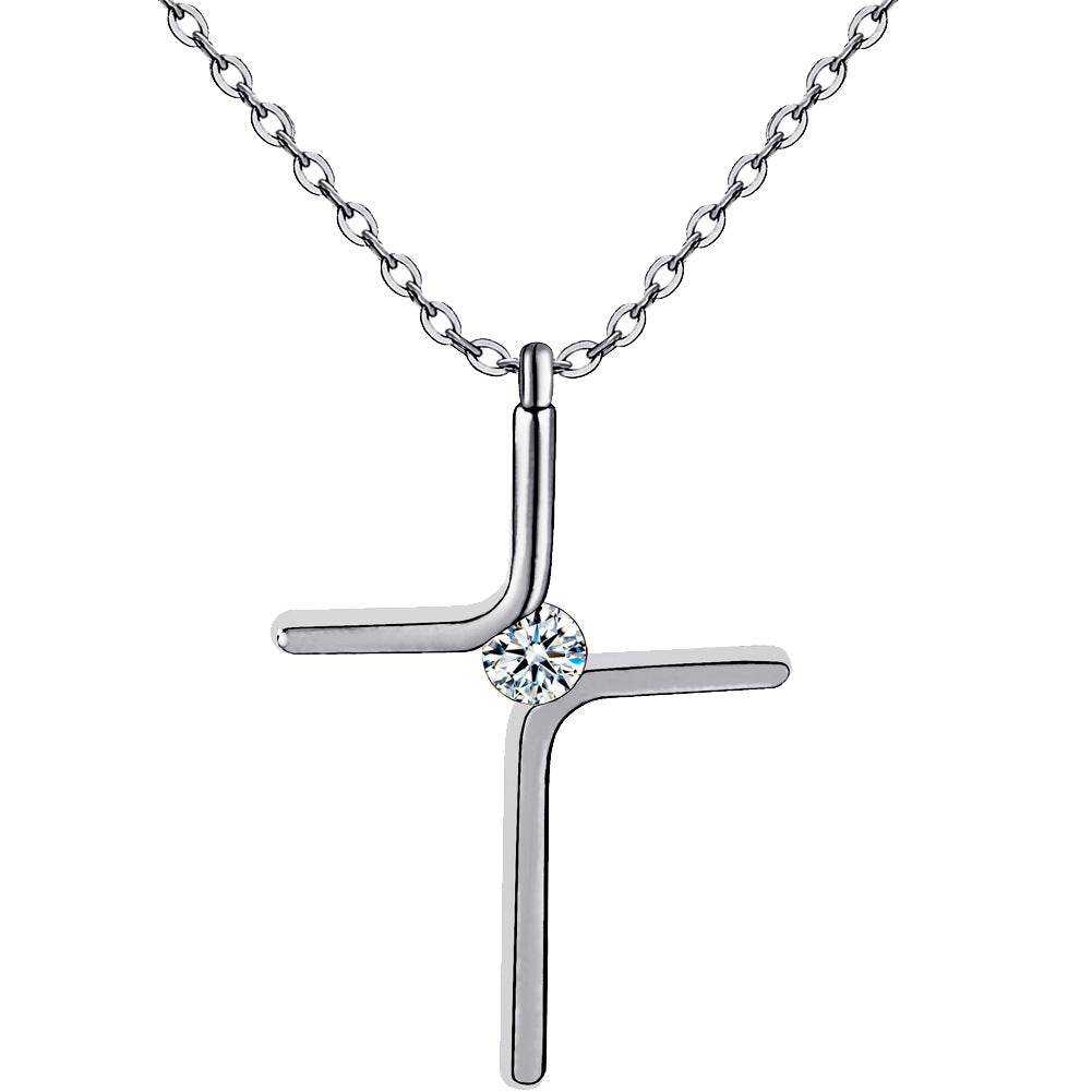 Luxe Cross Pendant Necklace