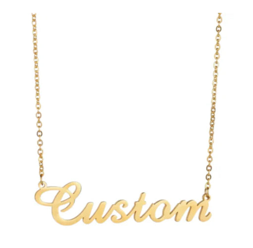 Luxe Stainless Steel Customizable Name Necklace