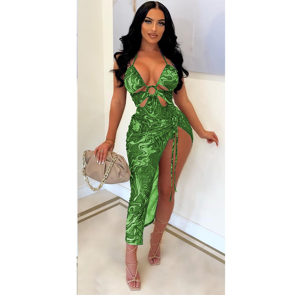 Luxe Lace Beachwear Two-piece Set