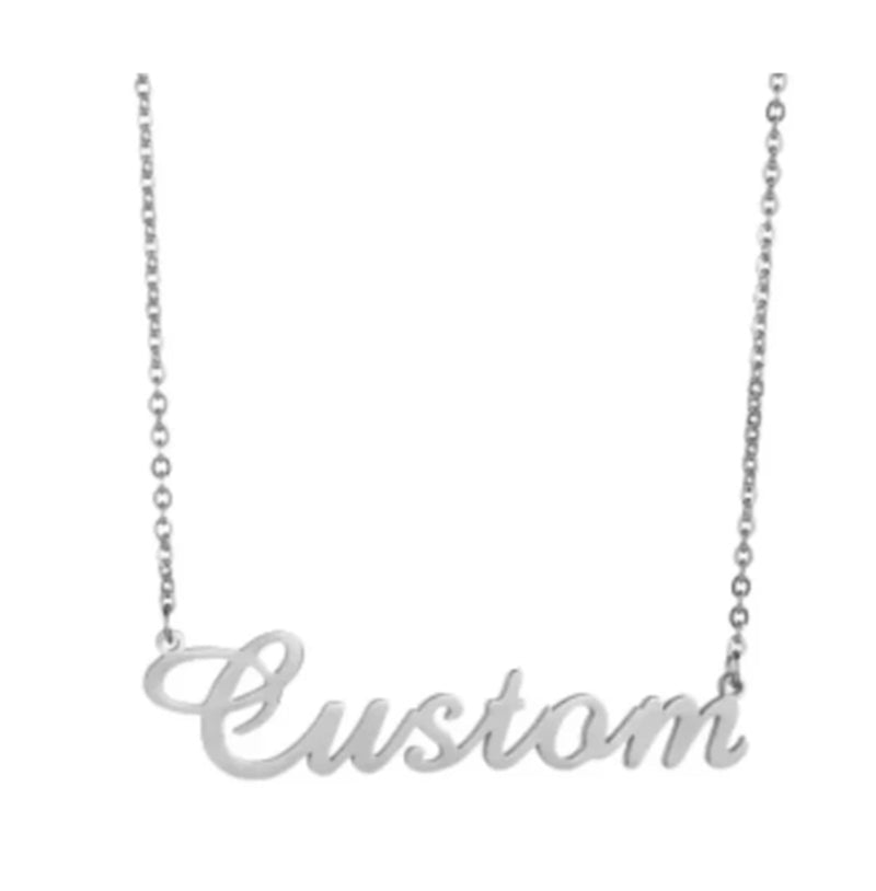 Luxe Stainless Steel Customizable Name Necklace