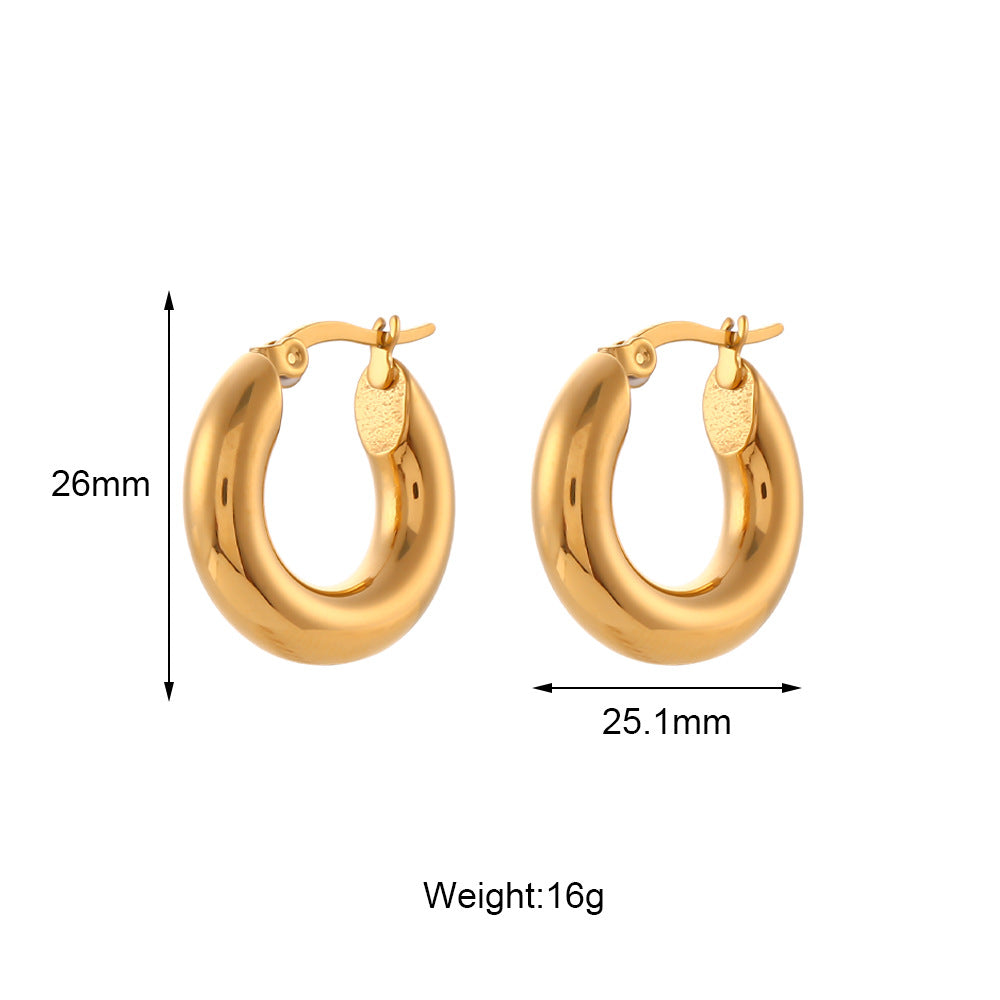 Luxe Gold  Elegant Ear Rings
