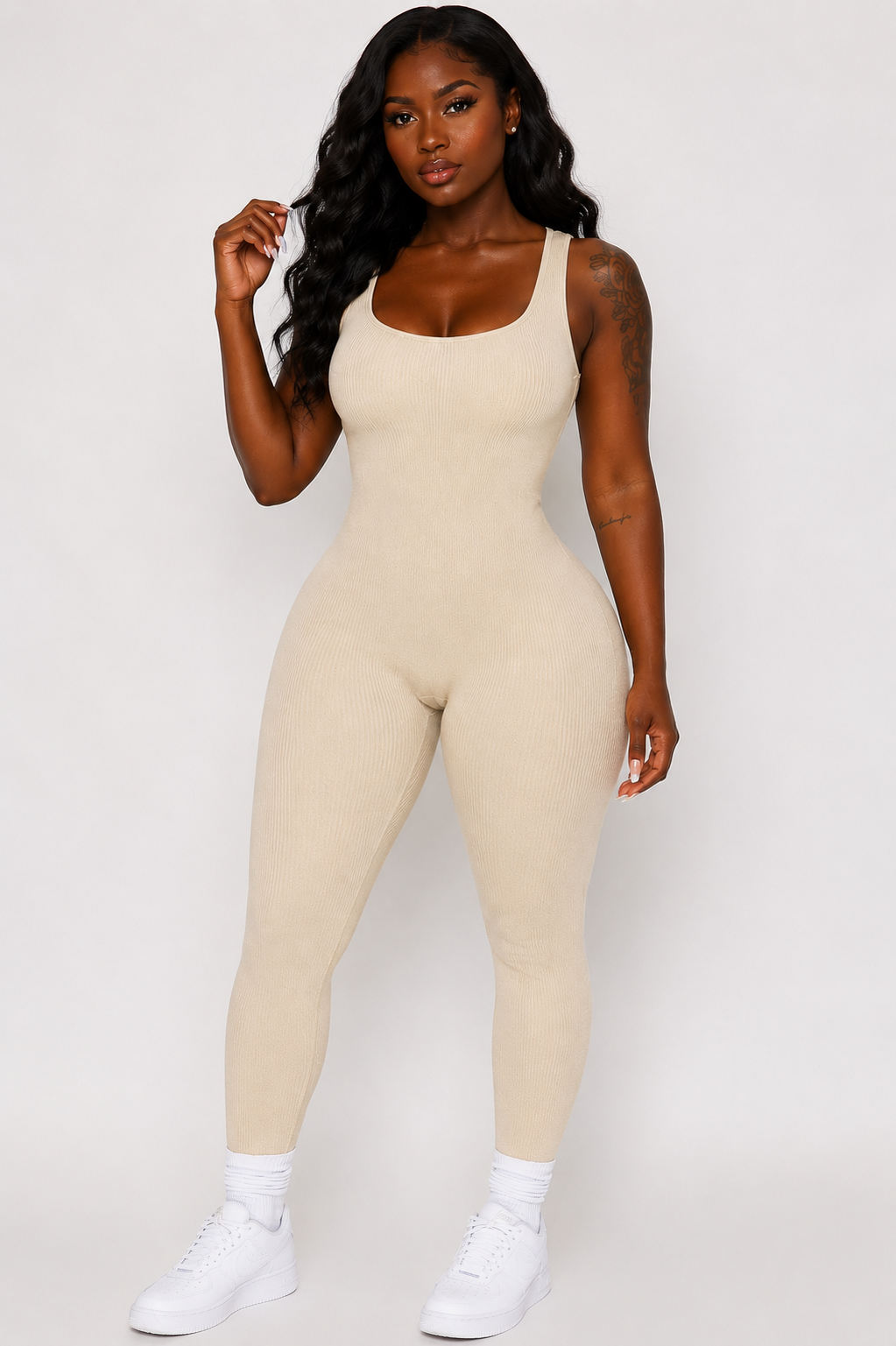 Luxe Suspender Tank Top One Piece