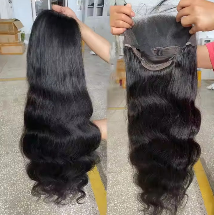Luxe Human Hair Body Wave HD Glueless Lace Front Wig