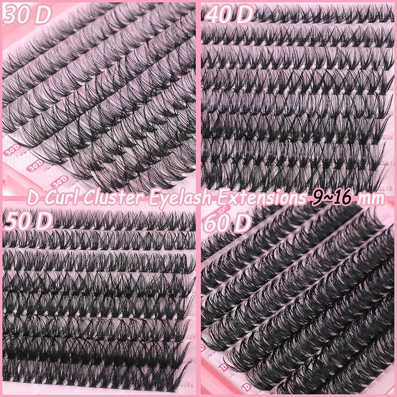 Luxe Lash Clusters Extensions Fluffy Individual Lashes