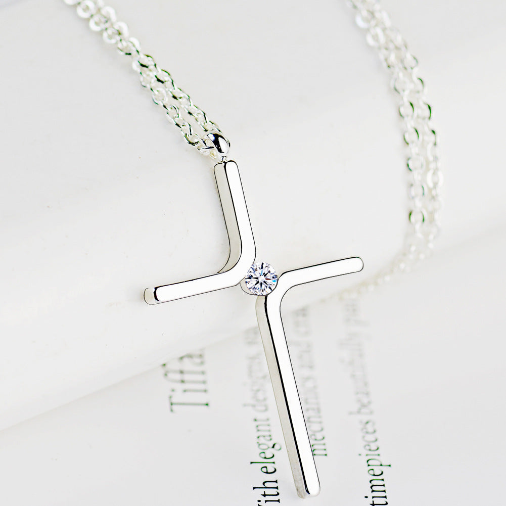 Luxe Cross Pendant Necklace