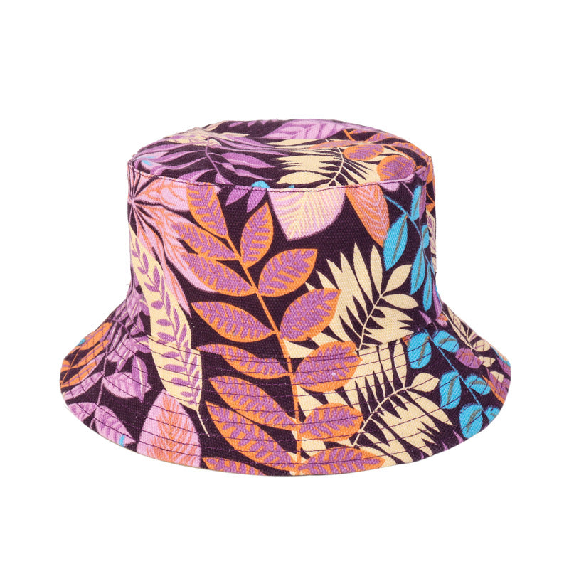 Luxe Printed Bucket Hat -Double Sided